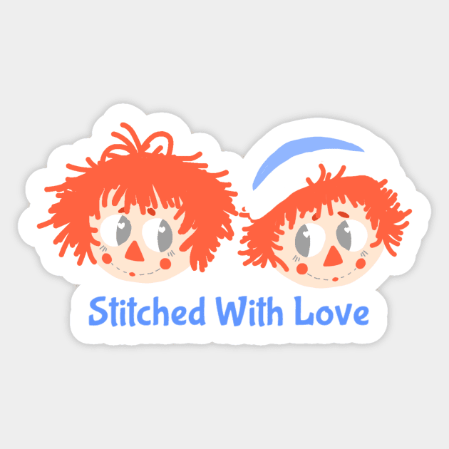 Stitched With Love Sticker by Fr0ggee